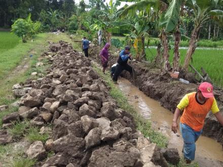Pembangunan Saluran Irigasi RT 09 RW 03 Dusun Blaring Desa Panggungsari